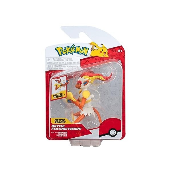 Pokémon- Figurine de Combat de 11,4 cm-Infernape, PKW2670