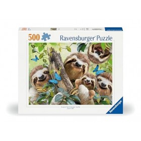 Ravensburger 12000203-Selfie Paresseux 500 pièces pour Adultes et Enfants à partir de 10 Ans-Puzzle avec Motif Animal, 120002