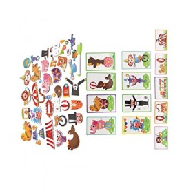 LJCM Boîtes de Puzzle Magnétiques, Exercice dimagination pour Enfants, Ensemble de Puzzle Magnétique éducatif, Conception Su