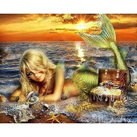 Puzzle en bois de 300 pièces pour adultes | Princesse sirène | Jeu de puzzle pour mère et enfant