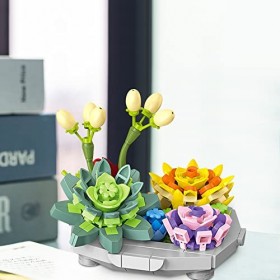 Jooheli Bouquet de fleurs artificielles - Blocs de construction - Cadeaux - Bouquet - Kit de construction - Kit de bricolage 