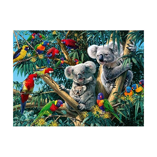 Ravensburger - Puzzle Adulte - Puzzle 500 p - Koalas dans larbre - 14826