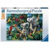 Ravensburger - Puzzle Adulte - Puzzle 500 p - Koalas dans larbre - 14826