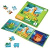 Jouet Puzzle en Magnétique pour Enfant, Montessori Puzzle en Bois de Animaux, Livre de Puzzle Assorti Jouet Éducatifs Apprent