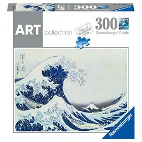 Ravensburger - Puzzle adulte - Art collection 300 p - La Grande Vague de Kanagawa - Hokusai - 14845