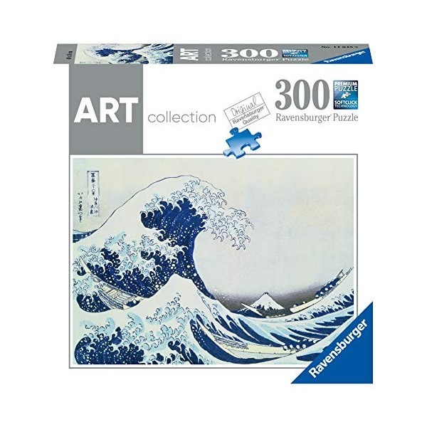 Ravensburger - Puzzle adulte - Art collection 300 p - La Grande Vague de Kanagawa - Hokusai - 14845