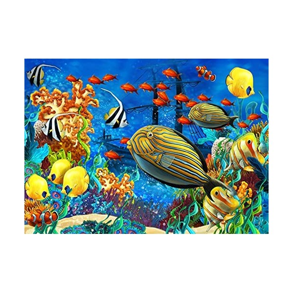 Colorful Fishes Puzzle 1000 Pieces Underwater World Puzzle 1000 Pièces Adultes Idée Cadeau