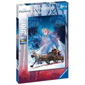 Ravensburger - Puzzle Enfant - Puzzle 200 p XXL - La forêt mystérieuse - Disney La Reine des Neiges 2 - Dès 8 ans - 12865