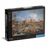 Clementoni- Museum Collection Canaletto, Return of Bucentaur at The Molo on Ascension Day-1000 Pièces-Puzzle, Divertissement 