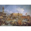 Clementoni- Museum Collection Canaletto, Return of Bucentaur at The Molo on Ascension Day-1000 Pièces-Puzzle, Divertissement 