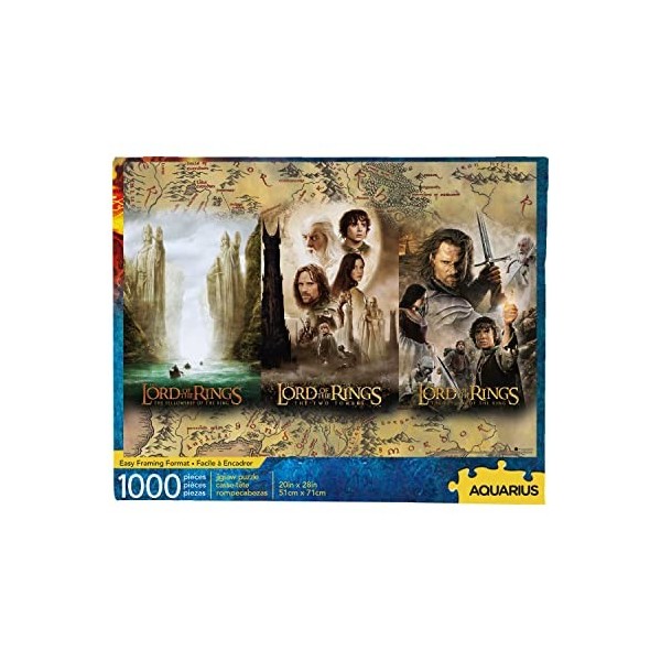 aquarius- Lord of The Rings Puzzle, 65369, Multicolore