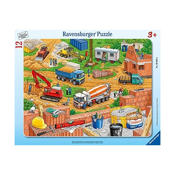 Ravensburger - 06058 0 - Puzzle - Les Travaux Chantier