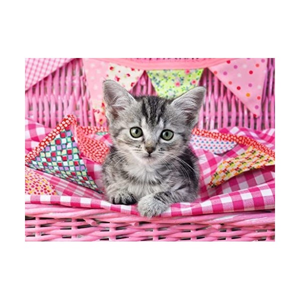 Ravensburger - Puzzle Enfant - Puzzle 100 p XXL - Joli chaton - Dès 6 ans - 12985