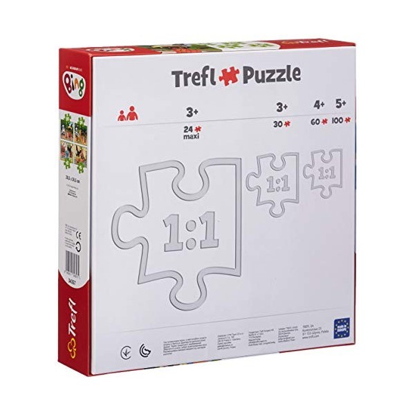 Trefl 34357 - Puzzle Bings Happy Day 15/12/20/24 Pieces