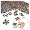BALIWANLSY Puzzle Adulte 1000 Pièces Puzzle en Bois Pieces, Motif Zen Pierre Orchidée, Jeu de Puzzle Familial et des Cadeaux 