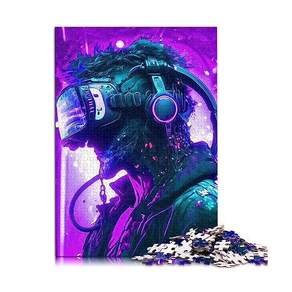 Puzzle 1000 pièces pour Adultes, Puzzle Vintage en Carton, Jouets pour Adultes, Puzzle Familial, Cadeau 10,27 x 14,96 Pouces