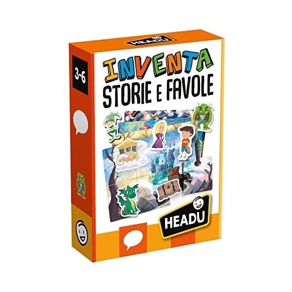 Headu- Inventahistoires des Petits Italy Puzzle, IT22236, Multicolore