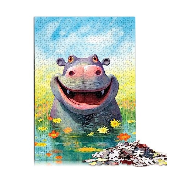 Puzzle 1000 pièces pour Adultes Coeur sur la Plage Carton recyclé Peg 10,27x14,96 Pouces