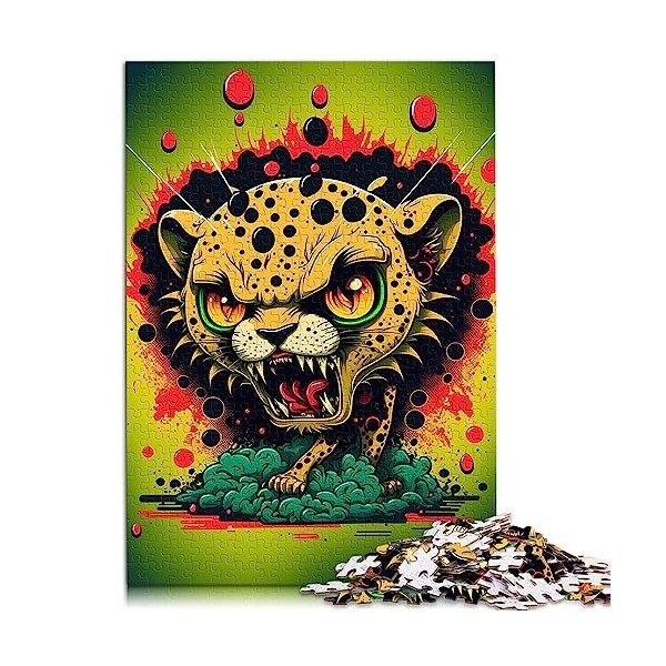 Puzzle Raton Laveur 1000 pièces pour Adultes, Puzzle en Carton recyclé, décoration de la Maison, Jouets 10,27 x 14,96 Pouces