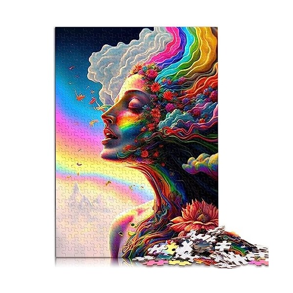 Puzzle Raton Laveur 1000 pièces pour Adultes, Puzzle en Carton recyclé, décoration de la Maison, Jouets 10,27 x 14,96 Pouces