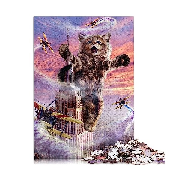 Puzzle Monster Titan Husky Kraken 1000 pièces en Carton 100% recyclé comme Cadeaux pour Toute la Famille et Les 26x38cm