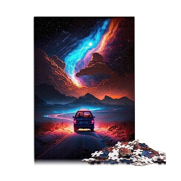 Puzzles de 1000 pièces pour Adultes et Enfants Epic Fantasy Fire Mage Rouge Premium 100% Planche recyclée Bon Cadeau pour Adu