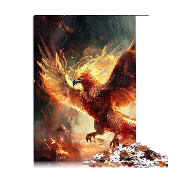 Phoenix 1000 pièces Puzzles Adultes Puzzles Cadeaux 100% Carton recyclé et Le Puzzle 26x38 cm
