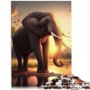 éléphants Animaux Puzzle 1000 pièces Jeux éducatifs Puzzles pour adultesPuzzles en Carton pour Adultes Enfants Jeu Jouets 10.