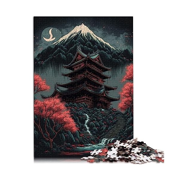 Sanctuaire Japonais 1000 pièces Jigsaw Puzzles pour Adultes Jigsaw Puzzle GiftCardboard Puzzles for Adults Kids 12+ Great Gif