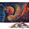 Puzzle Escargot pour Adultes, 1000 pièces, 100% Carton recyclé, Cadeaux Secrets du Père Noël, 26 x 38 cm