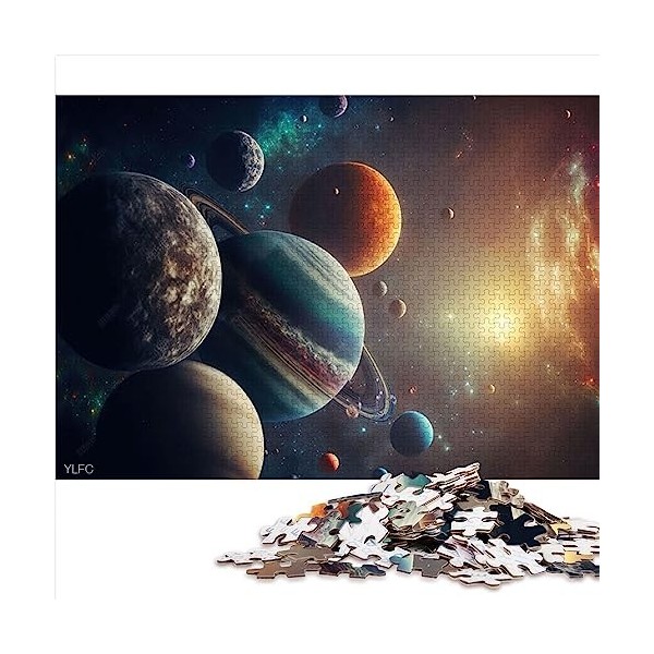 Puzzle Escargot pour Adultes, 1000 pièces, 100% Carton recyclé, Cadeaux Secrets du Père Noël, 26 x 38 cm