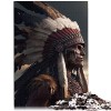Puzzle 1000 pièces pour Adultes - Cadeaux Femme amérindienne - Tableau 100% recyclé de qualité supérieure - Difficile à compl