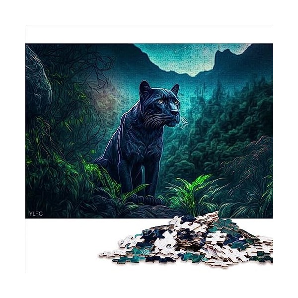 Puzzle Panda 1000 pièces Extra Larges, Planche recyclée de qualité supérieure, Jeu de Puzzle pour Adultes, décoration Artisti