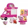 BIG- Bloxx Hello Kitty Eiswagen Bausteinset mit 26 Teilen INKL. 1 Spielfigur Peut être installé avec des pions Bien connus, p