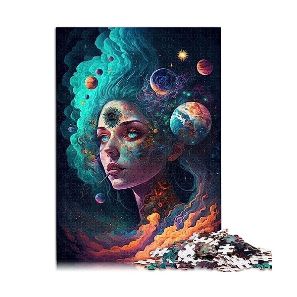 Cosmic Mufasa Puzzle Roi Lion pour Adultes Planche 100% recyclée de qualité supérieure Meilleur Cadeau pour Adultes et Enfant