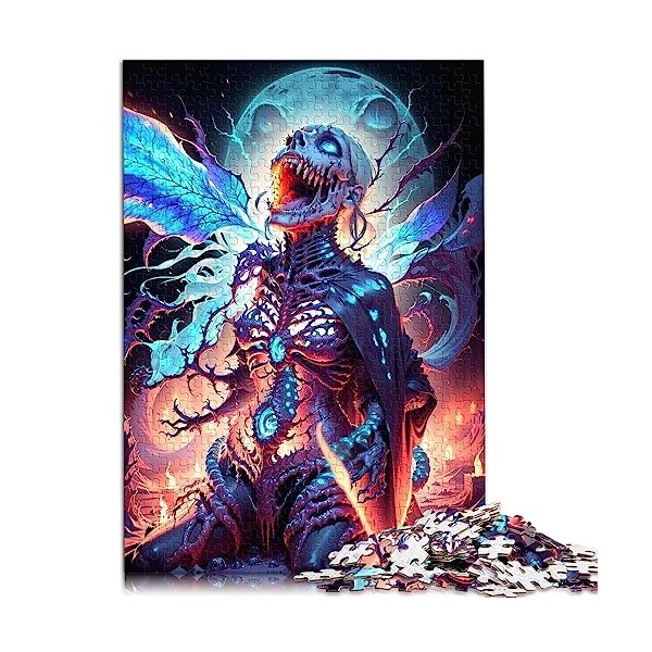 Puzzles de 1000 pièces pour Adultes Oeuvre de Dragon Mystique Puzzle Durable en Carton recyclé pour Adultes | Jeux 10,27x14,9