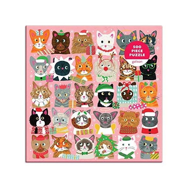 Festive Furballs 500 Piece Puzzle