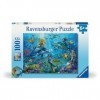 Ravensburger Puzzle pour enfants-12000864-Aventure sous leau-100 pièces XXL-pour Enfants à partir de 6 Ans, 12000864