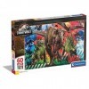 Clementoni Jurassic Park/World World-60 Maxi pièces-Puzzle Enfant-fabriqué en Italie, 4 Ans et Plus, 26456, No Color