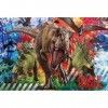 Clementoni Jurassic Park/World World-60 Maxi pièces-Puzzle Enfant-fabriqué en Italie, 4 Ans et Plus, 26456, No Color