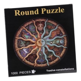 1000 Pièces Puzzle Avion 1000 pièces Douze Constellations Jouet Adulte énigmes Jouet de Puzzle dintelligence Jouet de Puzzle