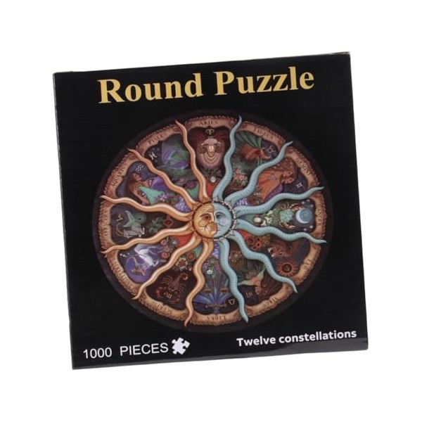 1000 Pièces Puzzle Avion 1000 pièces Douze Constellations Jouet Adulte énigmes Jouet de Puzzle dintelligence Jouet de Puzzle