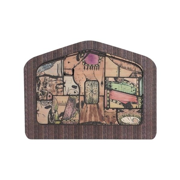 Shenrongtong Puzzles de la Nativité, Puzzles de Jésus pour Adultes | Puzzles chrétiens en Bois | Puzzles Religieux éducatifs 