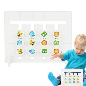 kamcut Puzzle de Diapositives de Correspondance des Couleurs | Jouets de Puzzle Assortis aux Couleurs | Activités dapprentis