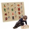 Leryveo Puzzles de nombres pour Les Tout-Petits,Puzzle cognitif des nombres | Jouets de développement précoce, Tableau dacti