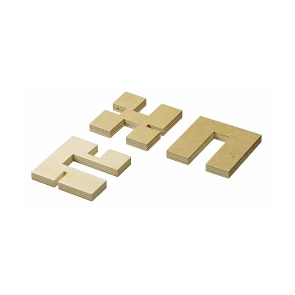 Philos 6084 - Puzzle Cross, 9 pièces de puzzle, jeu de puzzle