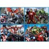 Educa - Avengers. 4 Puzzles Progressifs Enfant. 50/80/100/150 Pièces. Composé De Grandes Pièces Parfaitement Finies. +5 Ans 