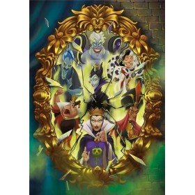 Clementoni Collection – Disney Villains – 1000 pièces – Puzzle, Vertical, Divertissement pour Adultes, fabriqué en Italie, 39