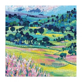 Galison 9780735371378 Painted Hills Jigsaw Puzzle, Multicoloured, 500 Pieces