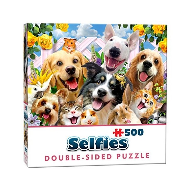 Cheatwell Games 500 Piece Double-Sided Selfie Puzzles Buddies